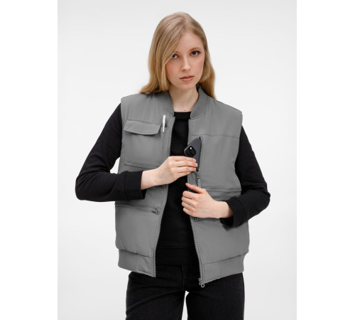 Жилет Hard Work, серый