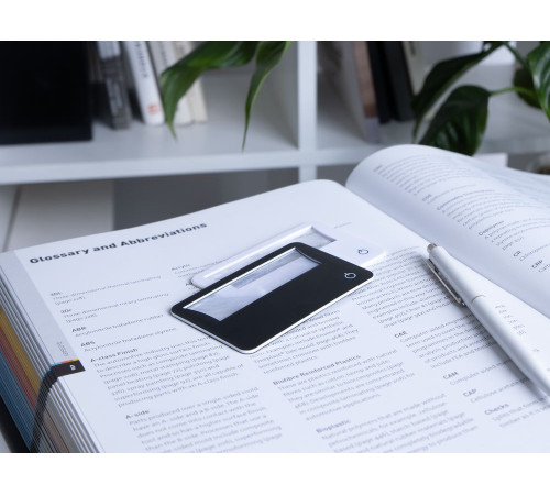 Лупа Visionary с подсветкой, белая