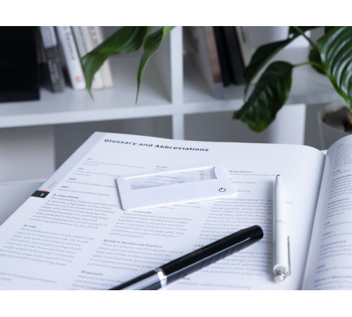 Лупа Visionary с подсветкой, белая