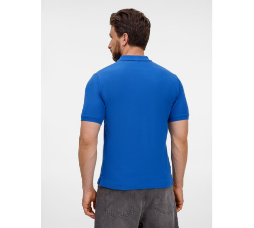 Рубашка поло унисекс Upswing, ярко-синяя