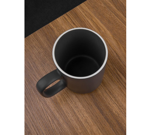 Кружка Mugful, темно-серая (графитовая)
