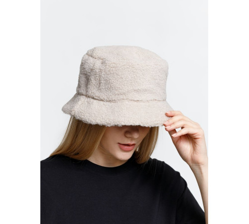 Панама Bucket двусторонняя утепленная, хаки с бежевым