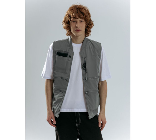 Жилет Hard Work, серый