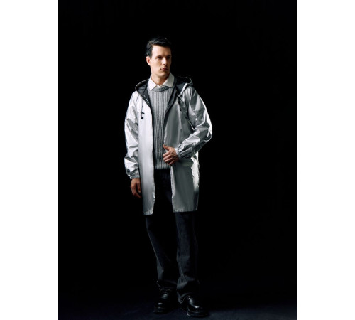 Дождевик Palladio Pockets, серебристый