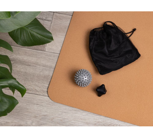 Набор массажных мячей для MФР Relaxify, черный с серым