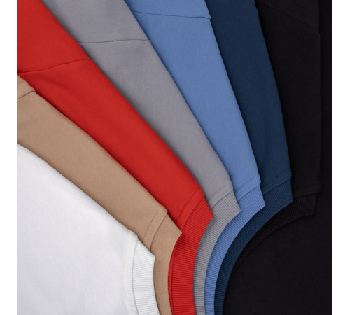 Футболка оверсайз с двойным рукавом Kosmos, бежевая