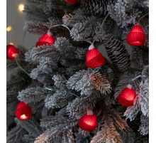 Гирлянда Cosy Poms, красная