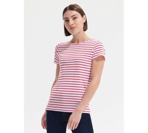 Футболка Miles Women белая с красным