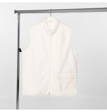 Жилет унисекс Oblako, молочно-белый