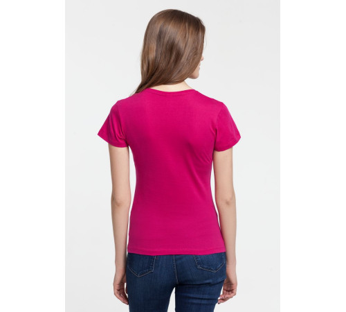 Футболка женская Beauty Sleep, ярко-розовая (фуксия)