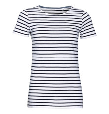 Футболка Miles Women белая с темно-синим