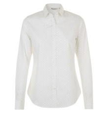 Рубашка женская Becker Women, белая с темно-синим