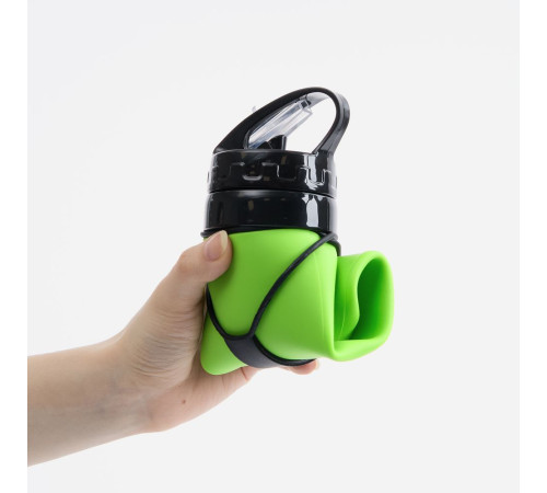 Складная бутылка для воды Langfossen, зеленое яблоко