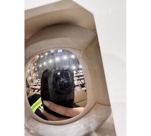 Оформительский шар Finery, 8 см, глянцевый серебристый