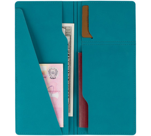 Дорожный органайзер Nubuk, бирюзовый