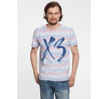 Футболка «ХЗ» двусторонняя, красная с синим