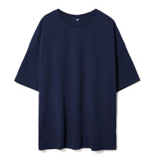 Футболка унисекс оверсайз Crosstown, темно-синяя