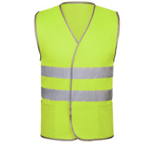 Сигнальный жилет СО-1 ТР, желтый флуоресцентный