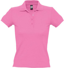 Рубашка поло женская People 210, «розовая орхидея»