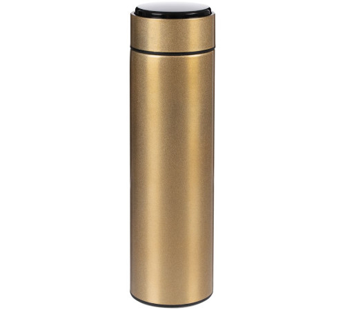 Смарт-бутылка с заменяемой батарейкой Long Therm, золотистая
