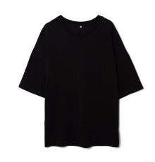 Футболка унисекс оверсайз Crosstown, черная