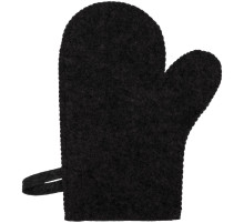 Банная рукавица Heat Off, черная