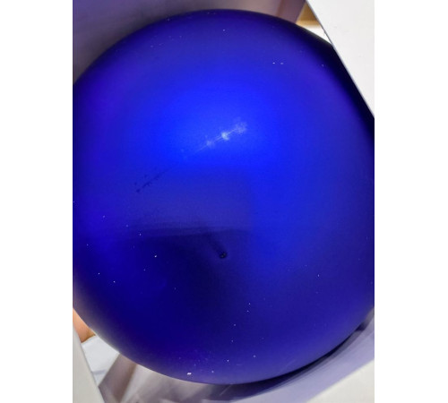 Оформительский шар Finery, 8 см, матовый синий