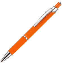 Ручка шариковая Chromos Soft Touch, оранжевая