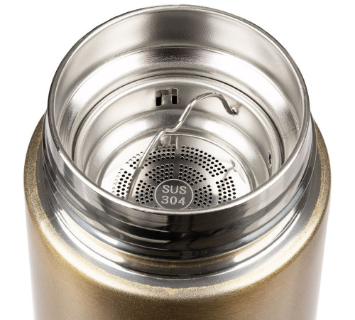 Смарт-бутылка с заменяемой батарейкой Long Therm, золотистая