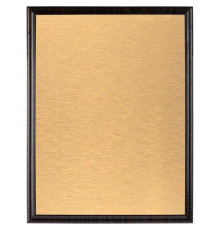 Плакетка Plaque, большая, венге с золотистой пластиной