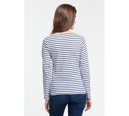 Футболка женская Grand Granat, белая с синим