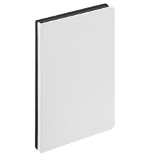 Ежедневник Duplex, недатированный, белый с черным
