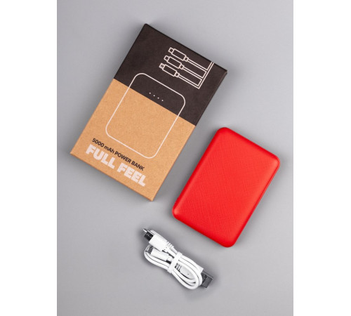 Внешний аккумулятор Uniscend Full Feel Type-C 5000 мАч, красный