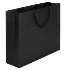 Пакет бумажный Ample Plus L, черный