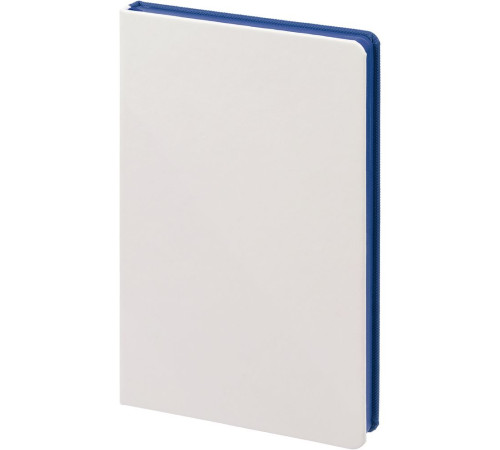 Ежедневник Duplex, недатированный, белый с синим