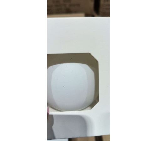 Оформительский шар Finery, 8 см, матовый белый