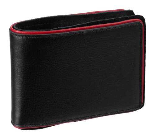 Кошелек Partinico, черный с красным