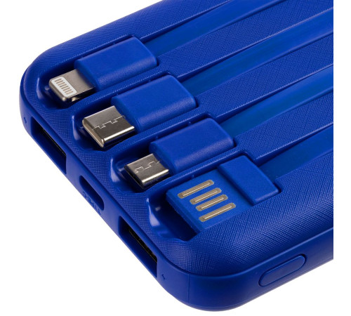 Внешний аккумулятор Omni Qi 10000 мАч, синий