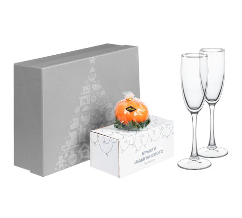 Набор Sparkling Year со свечой «Мандарин»