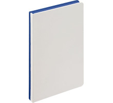 Ежедневник Duplex, недатированный, белый с синим