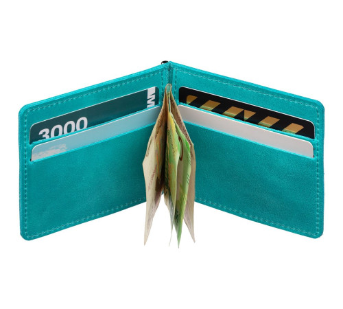 Зажим для купюр Apache, бирюзовый