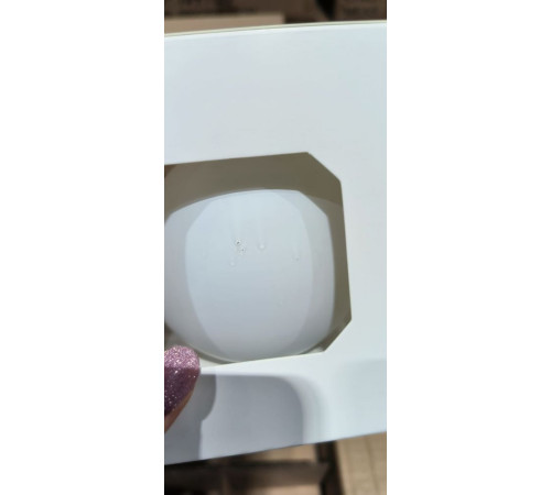 Оформительский шар Finery, 8 см, матовый белый