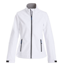 Куртка софтшелл женская Trial Lady, белая