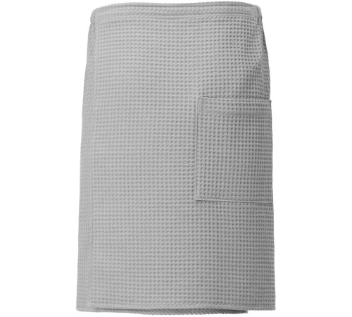 Килт вафельный мужской Onsen, светло-серый, единый размер