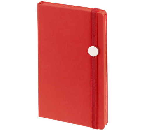 Блокнот Shall Round, красный
