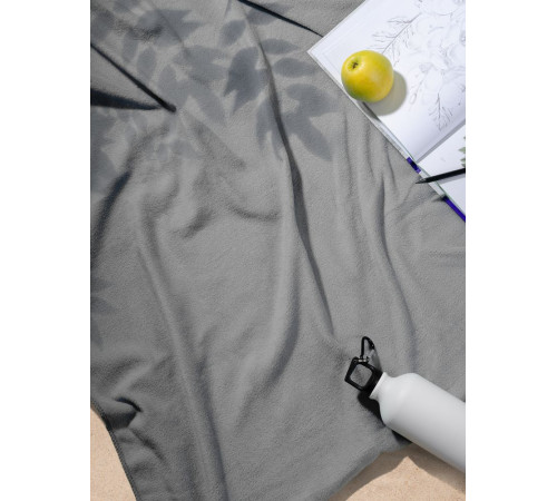 Флисовый плед Warm&Peace, серый