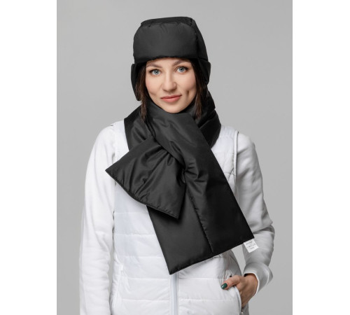 Шапка-ушанка Shelter, черная