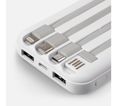 Аккумулятор Omni Qi 10000 мАч, ver.2, белый