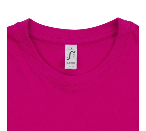 Футболка унисекс Regent 150, ярко-розовая (фуксия)