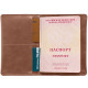 Обложка для паспорта Apache, ver.2, коричневая (какао)